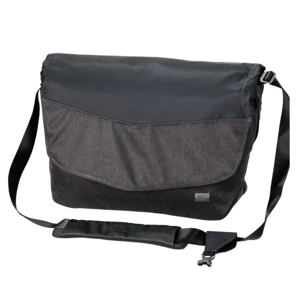 Jack Wolfskin Wool Tech Messenger Bag Laptop Crossbody School Work NWT